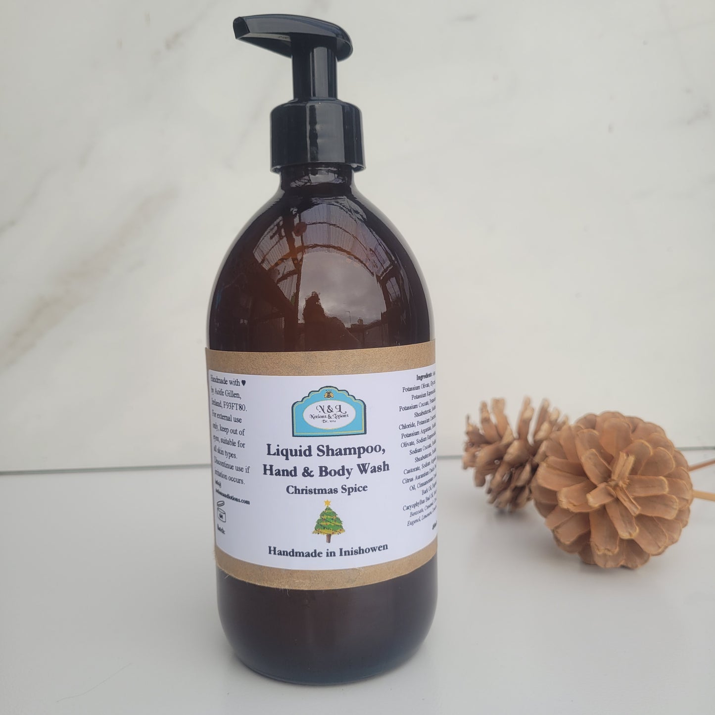 Aromatherapy Liquid Shampoo, Bodywash, Shower Gel & Handwash