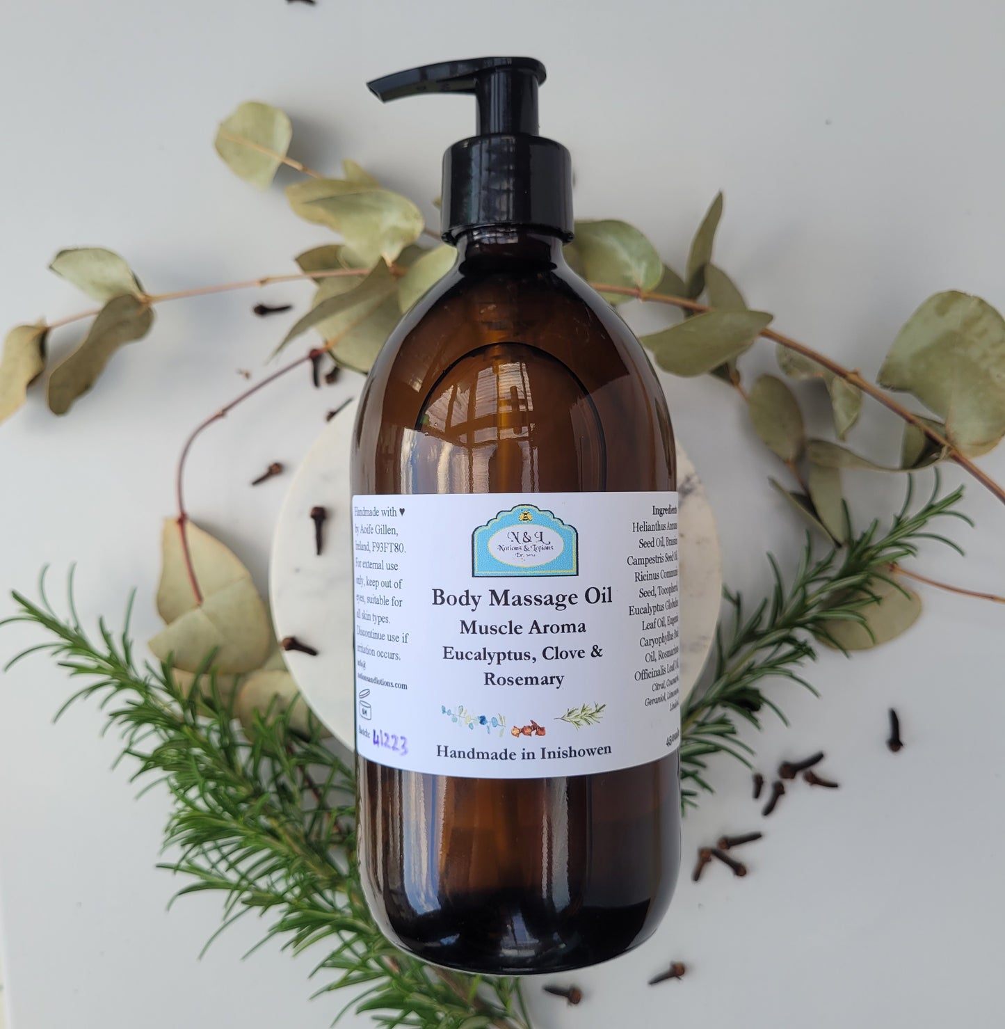 Aromatherapy Massage Body Oil