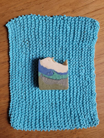 Hand Knitted Washcloth/Dishcloth