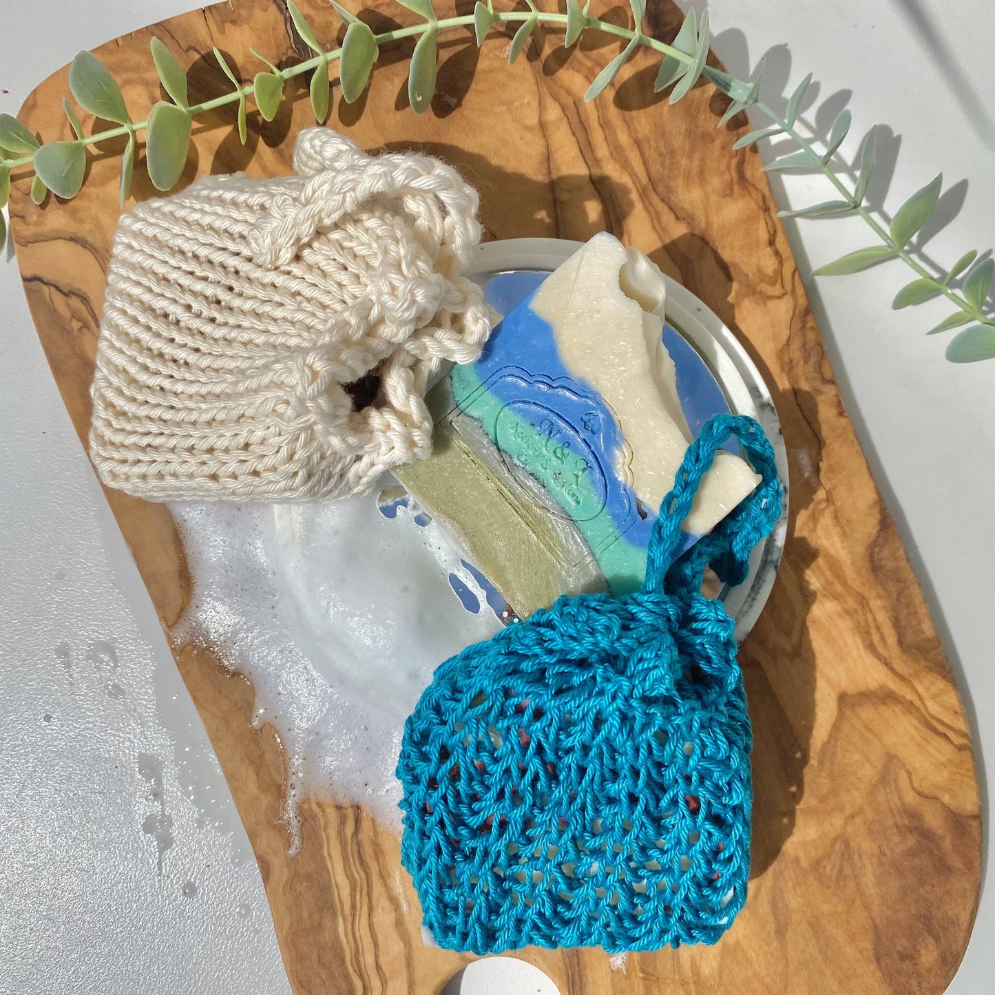 Hand Knitted Soap Saver