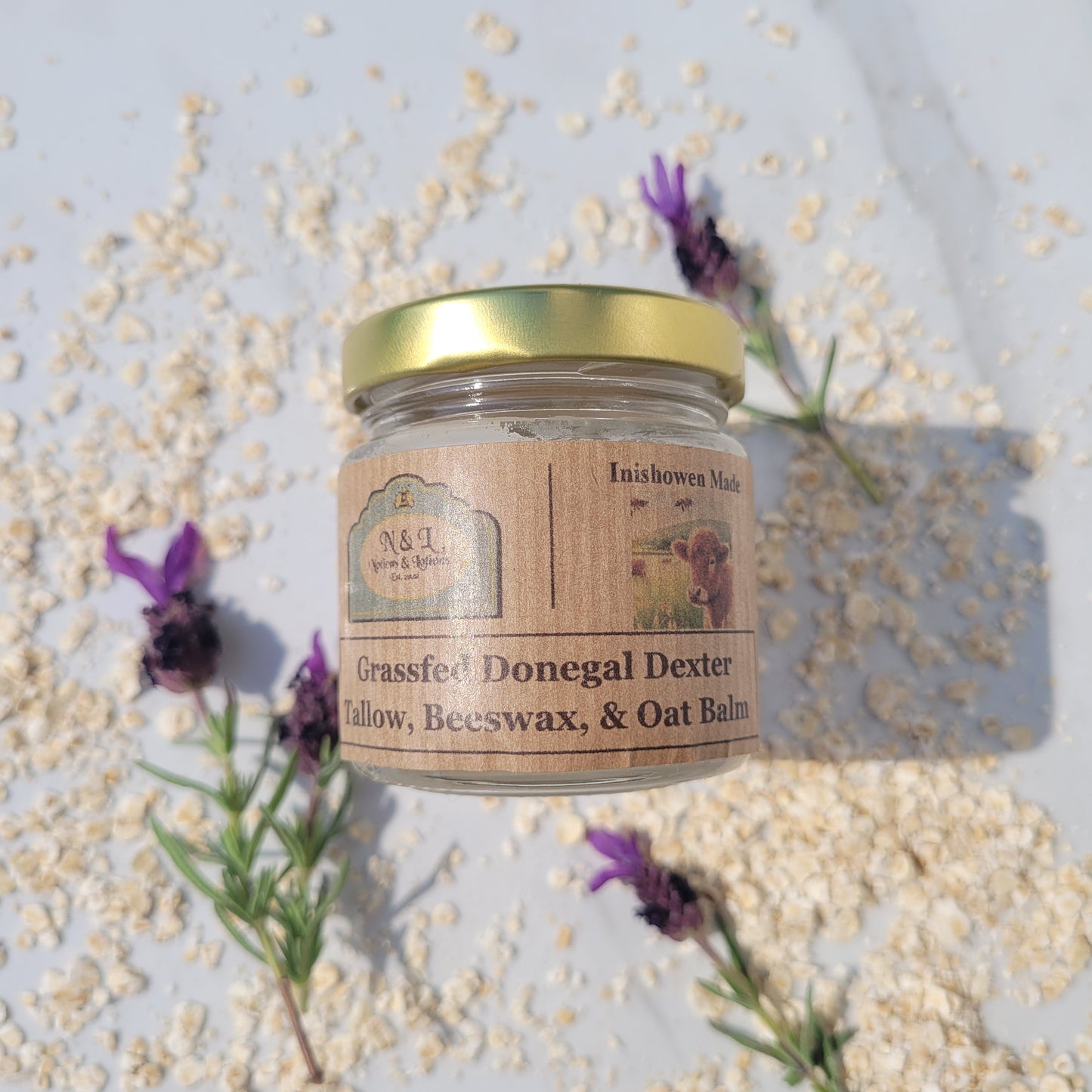 Beeswax, Tallow & Oat Balm